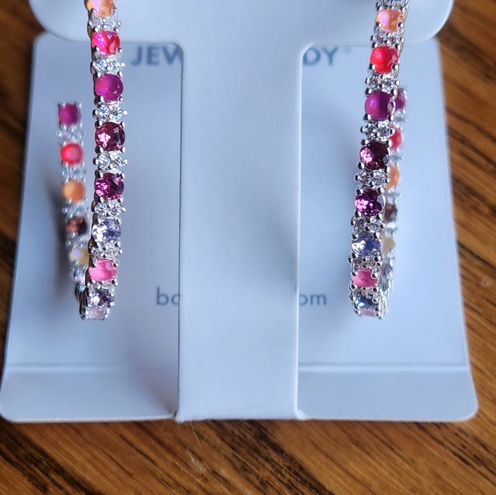 Jewel Candy Earrings Electric Neon Punch